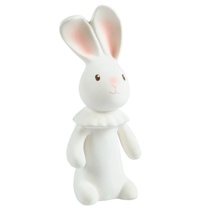 Tikiri Havah the Bunny Organic Natural Rubber Squeaker Toy