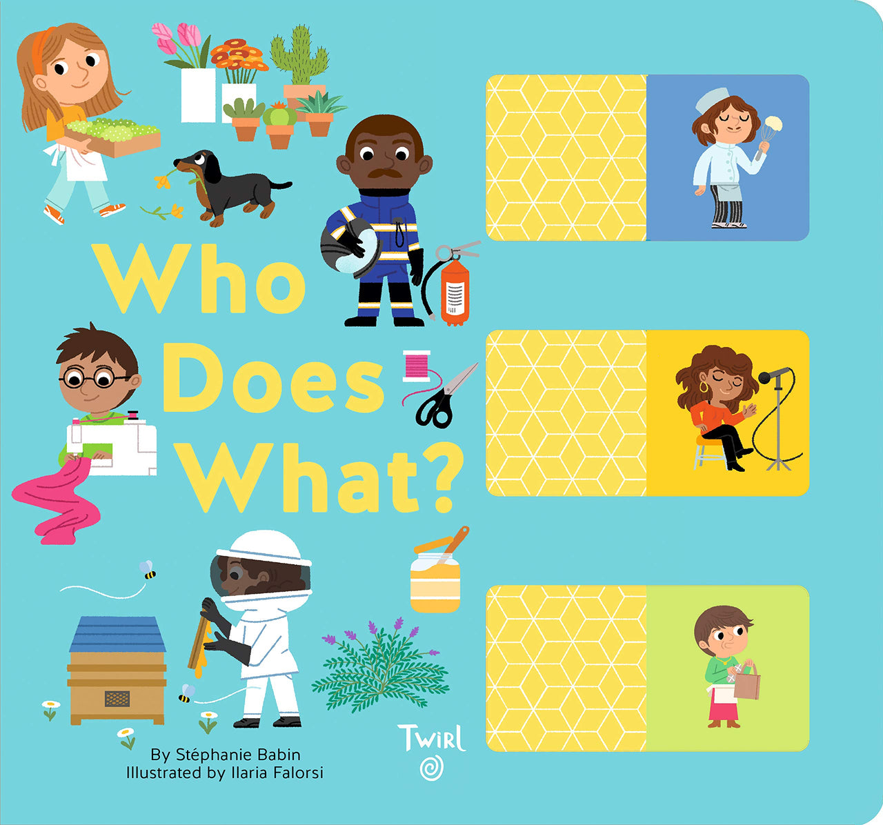 Chronicle Who Does What?: A Slide-and-Learn Book