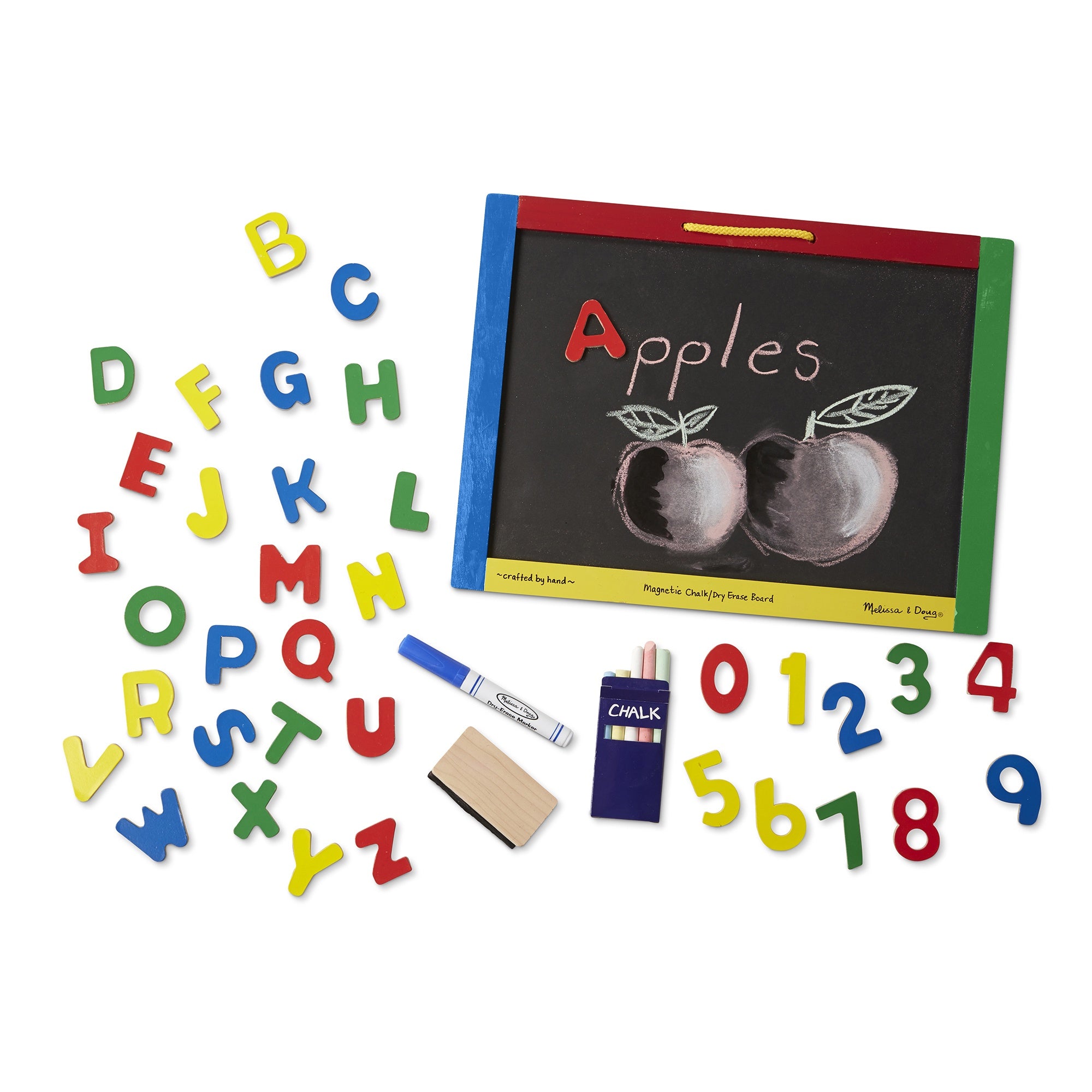 Melissa & Doug Magnetic Chalkboard and Dry-Erase Board