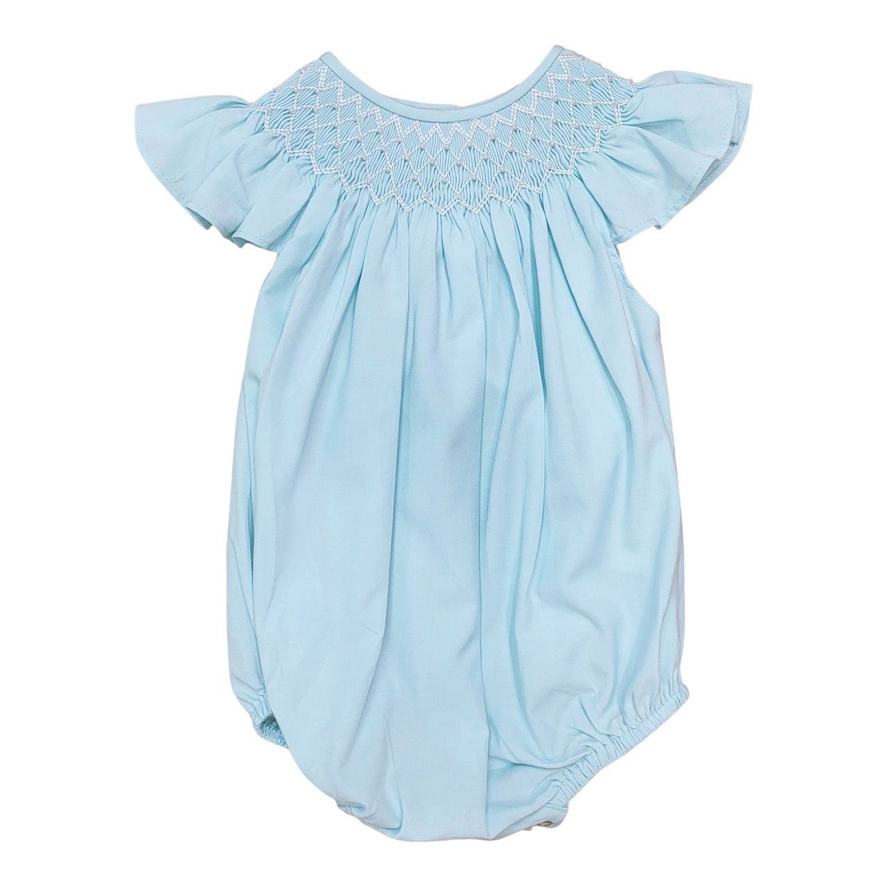 Sweet Dreams Catherine Pearl Mint Smocked Bubble MT26M 5101