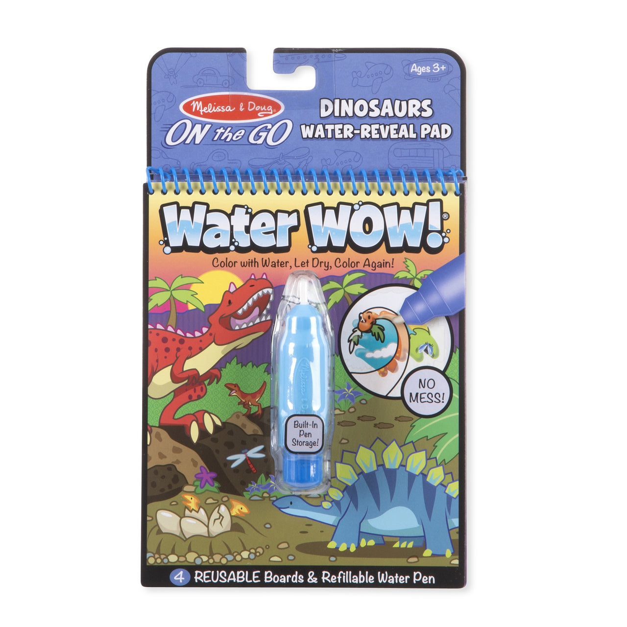 Melissa & Doug Water Wow Dinosaurs Water-Reveal Pad