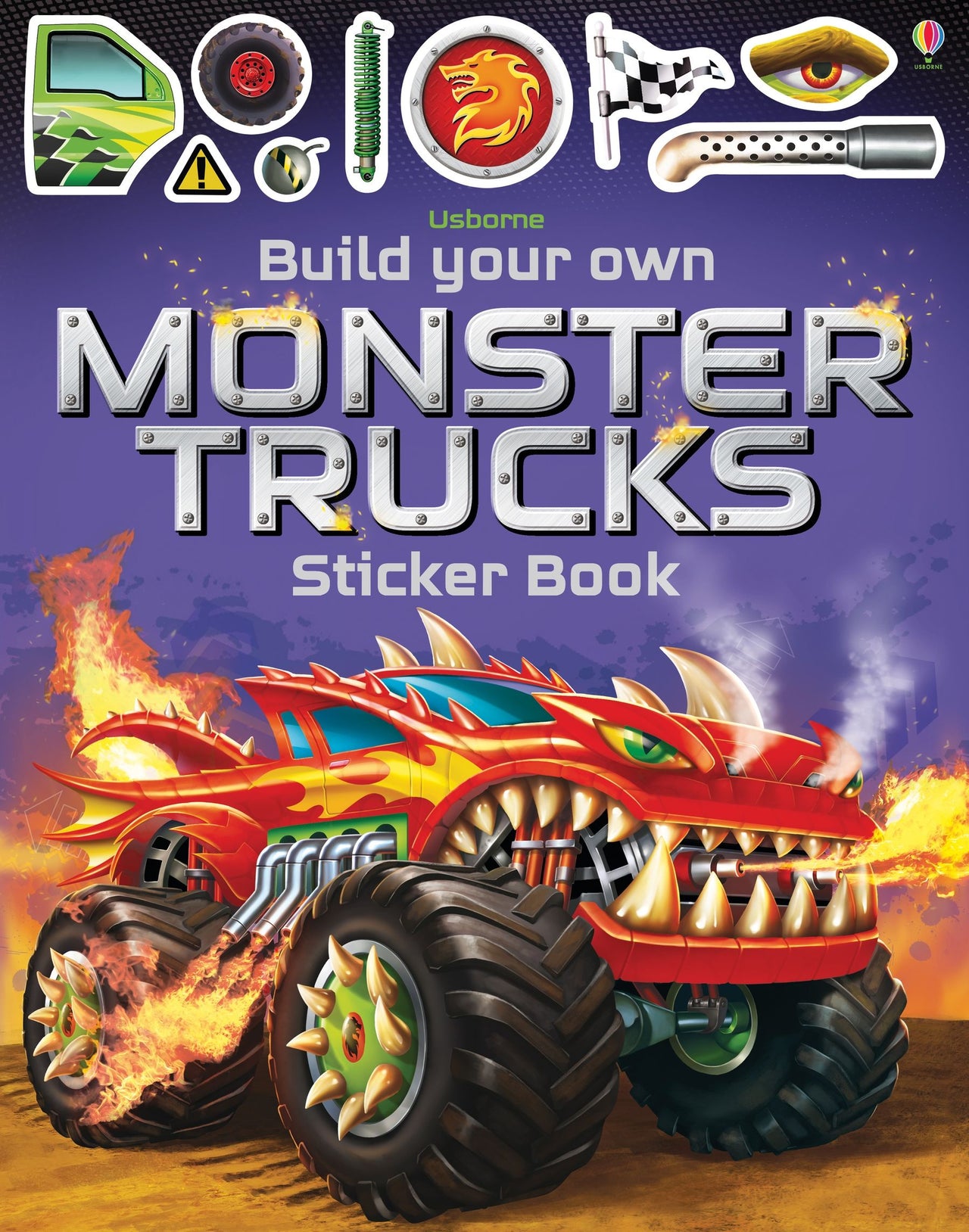 EDC/Usborne Build Your Own Monster Trucks Sticker Book