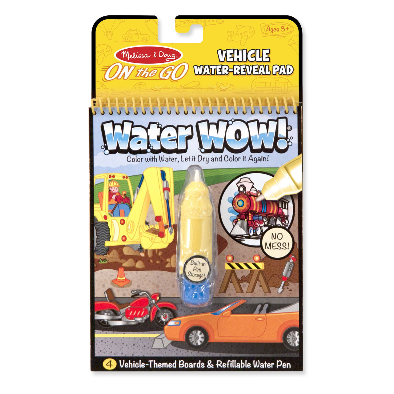 Melissa & Doug Water Wow Vehicle Water-Reveal Pad