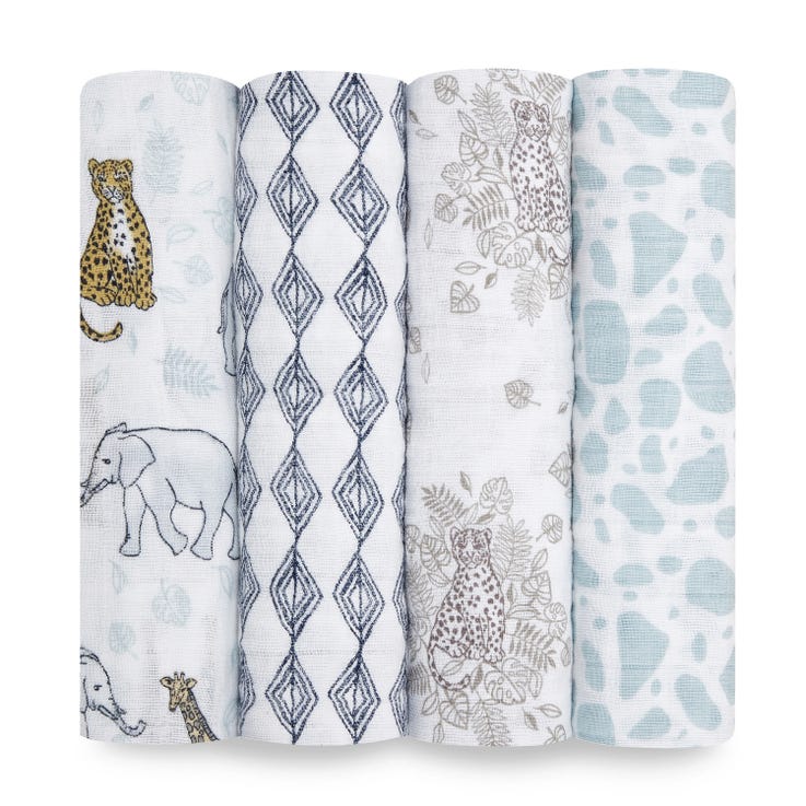 Aden & Anais 4-Pack Classic Muslin Swaddle