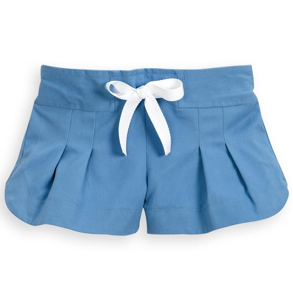 Bella Bliss Blue Twill Whitley Shorts 5102