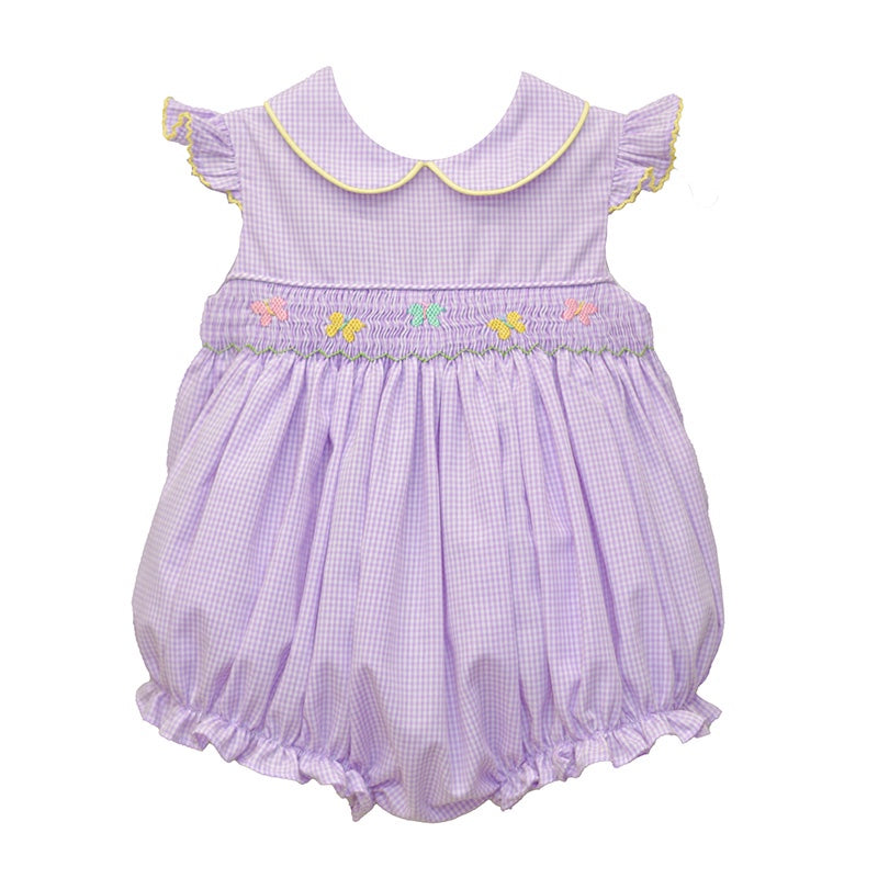 Zuccini Butterfly Marion Bubble Lavender Mini Gingham 5101
