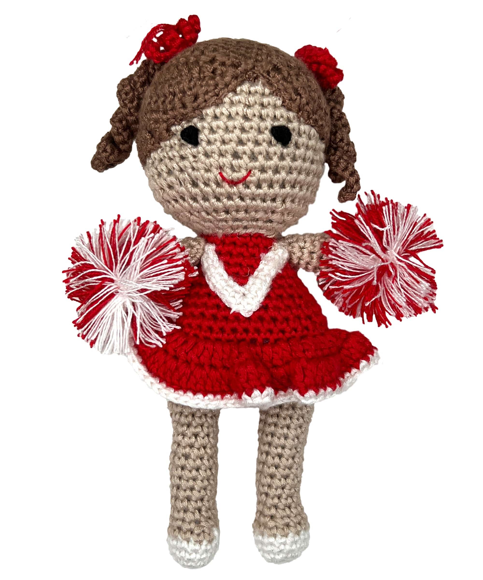Zubels Bamboo Crochet Rattle