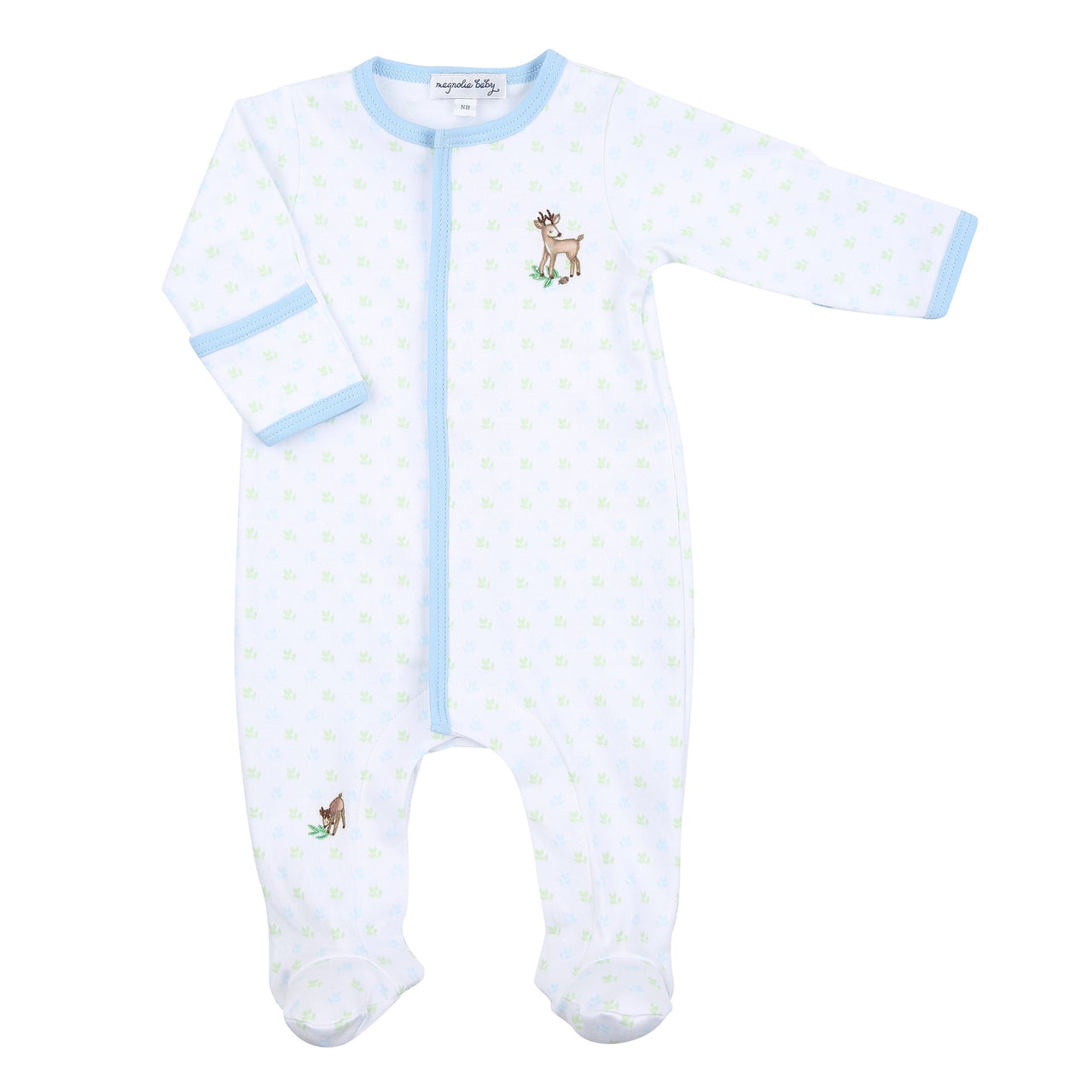 Magnolia Baby Baby Buck Emb Footie LB 4248-402 5007