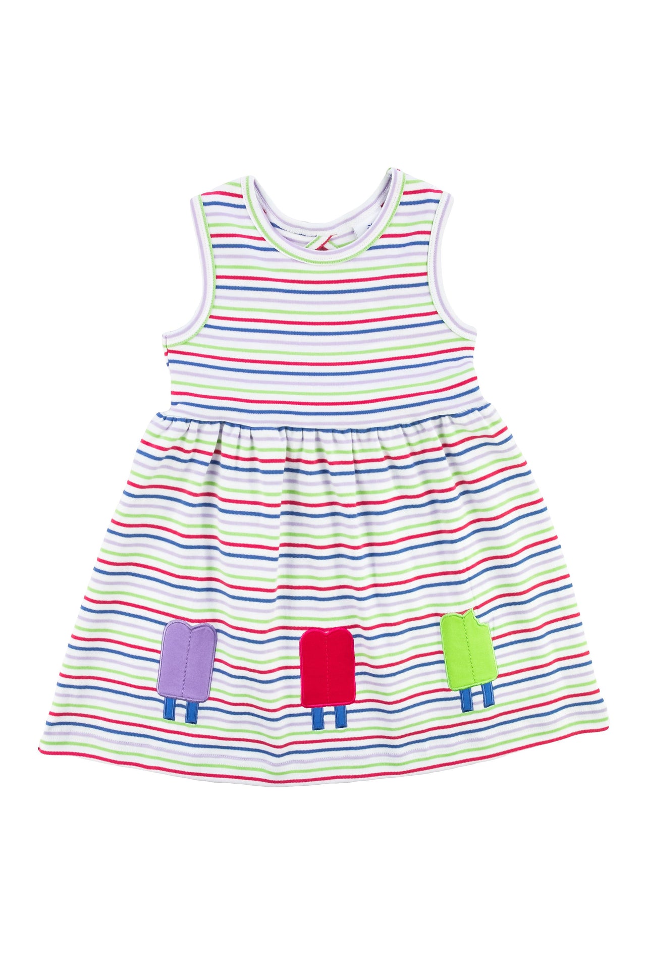 Florence Eiseman Stripe Knit Dress W/Popsicles C5216 5011