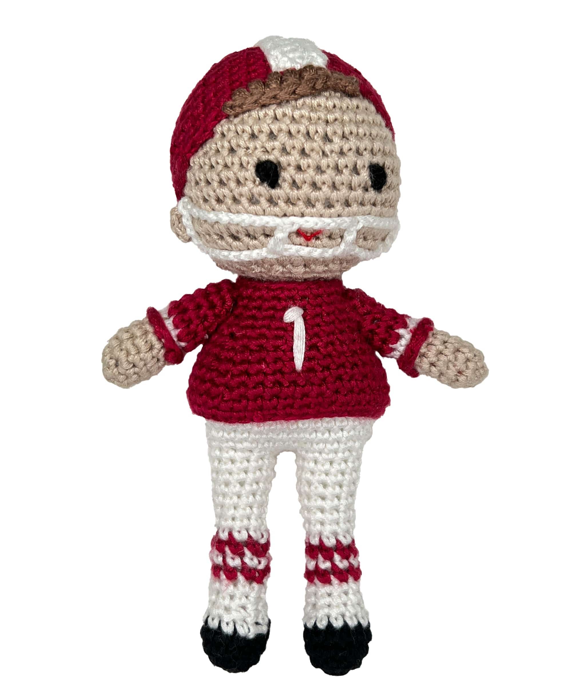 Zubels Bamboo Crochet Rattle