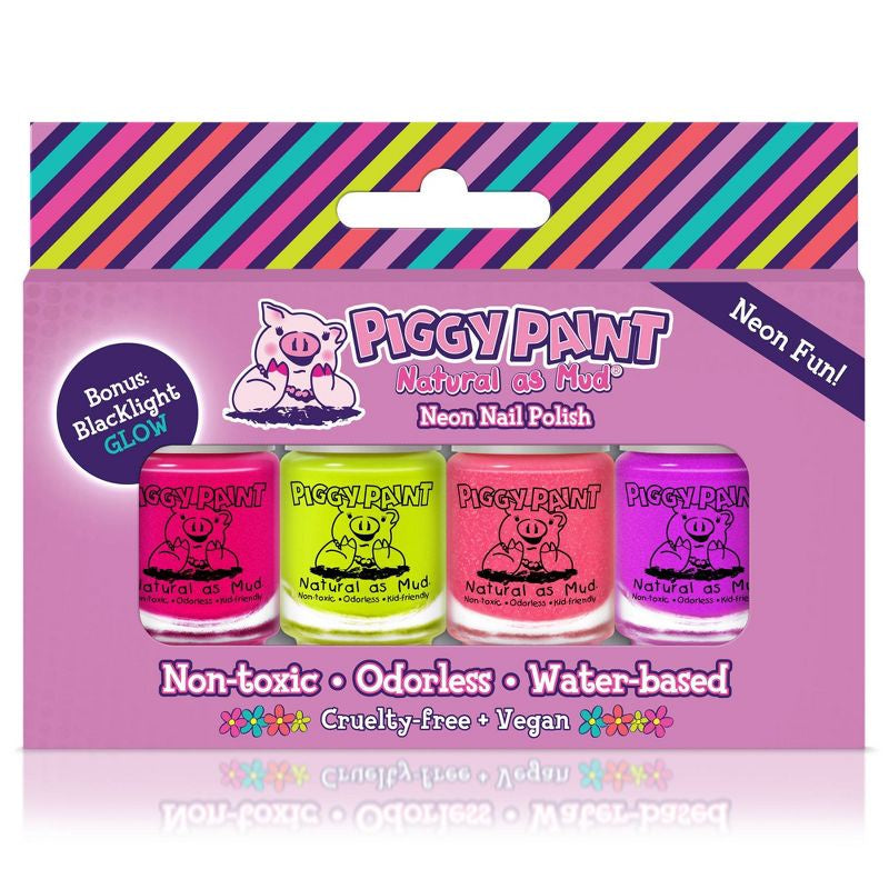 Piggy Paint Neon Nail Polish Box Set