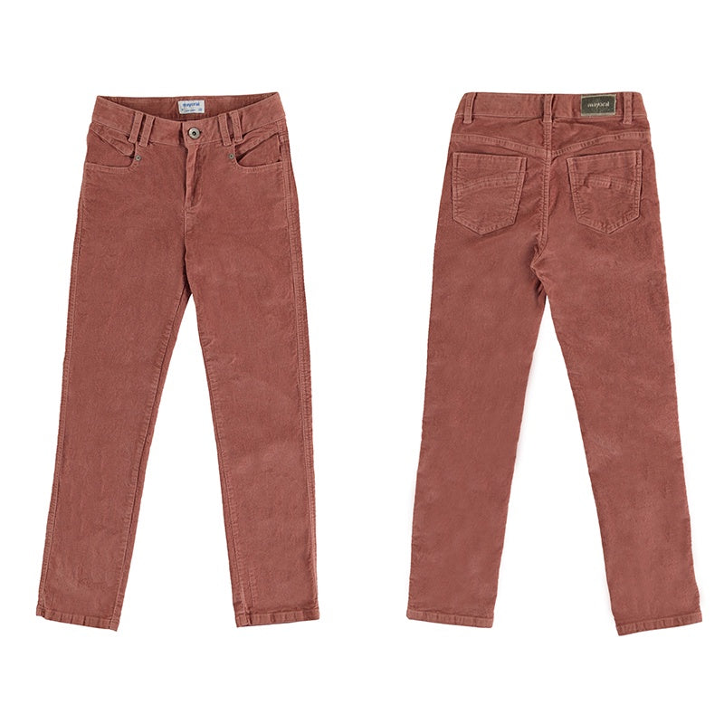 Mayoral Nude Corduroy Trousers 7589