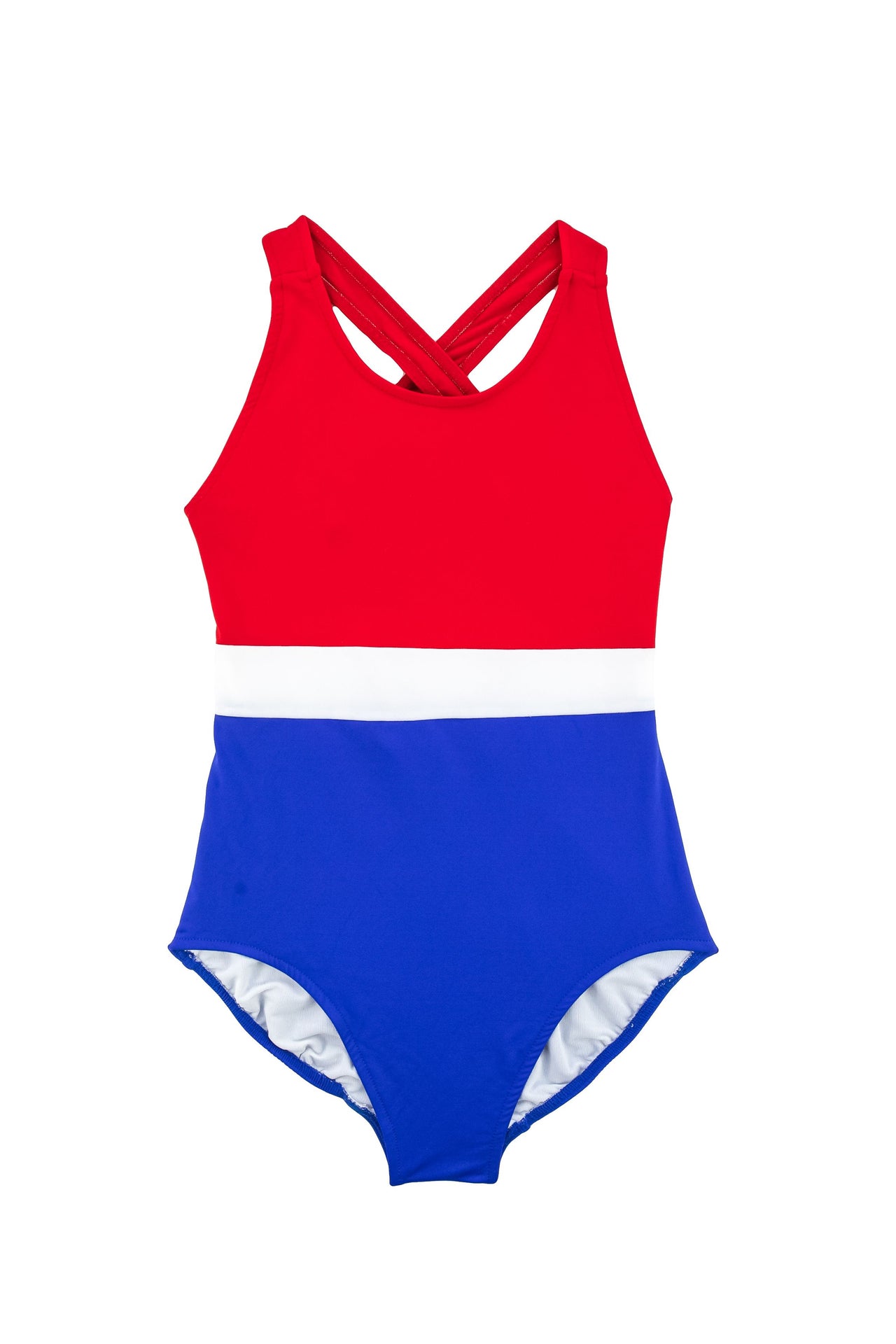 Florence Eiseman Color Block Tank Swimsuit C5327 5012