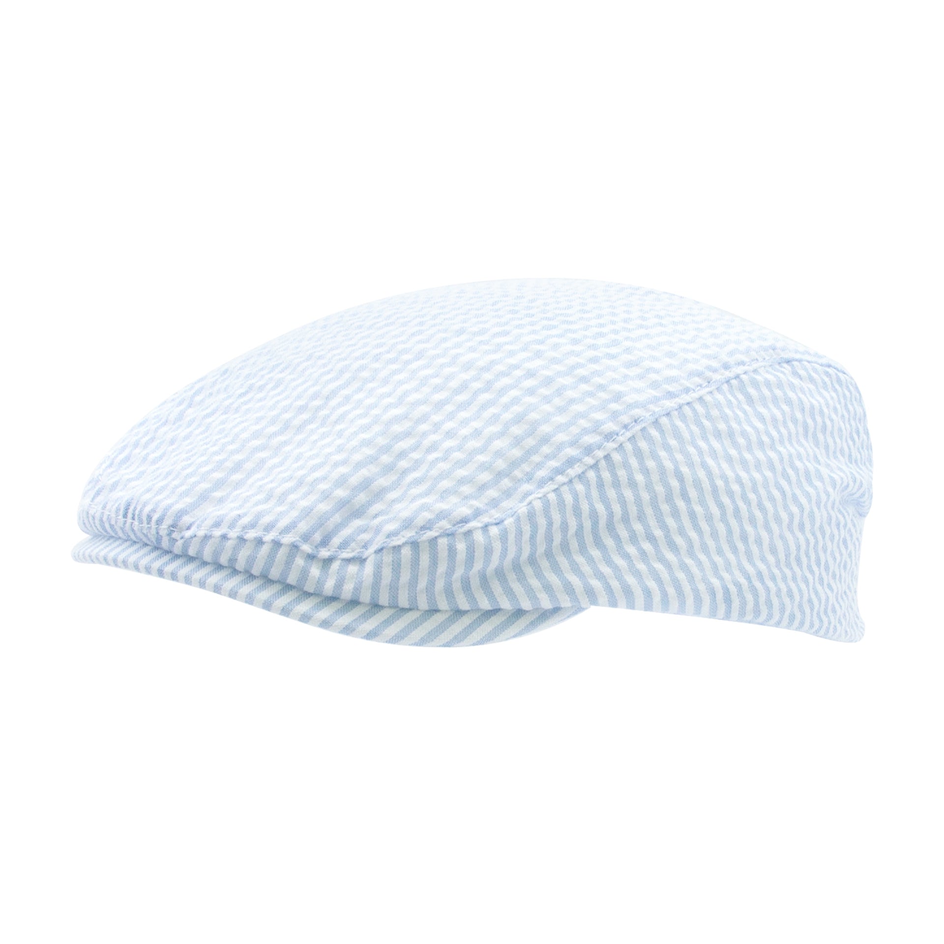 Wee Ones Blue Seersucker Driving Cap