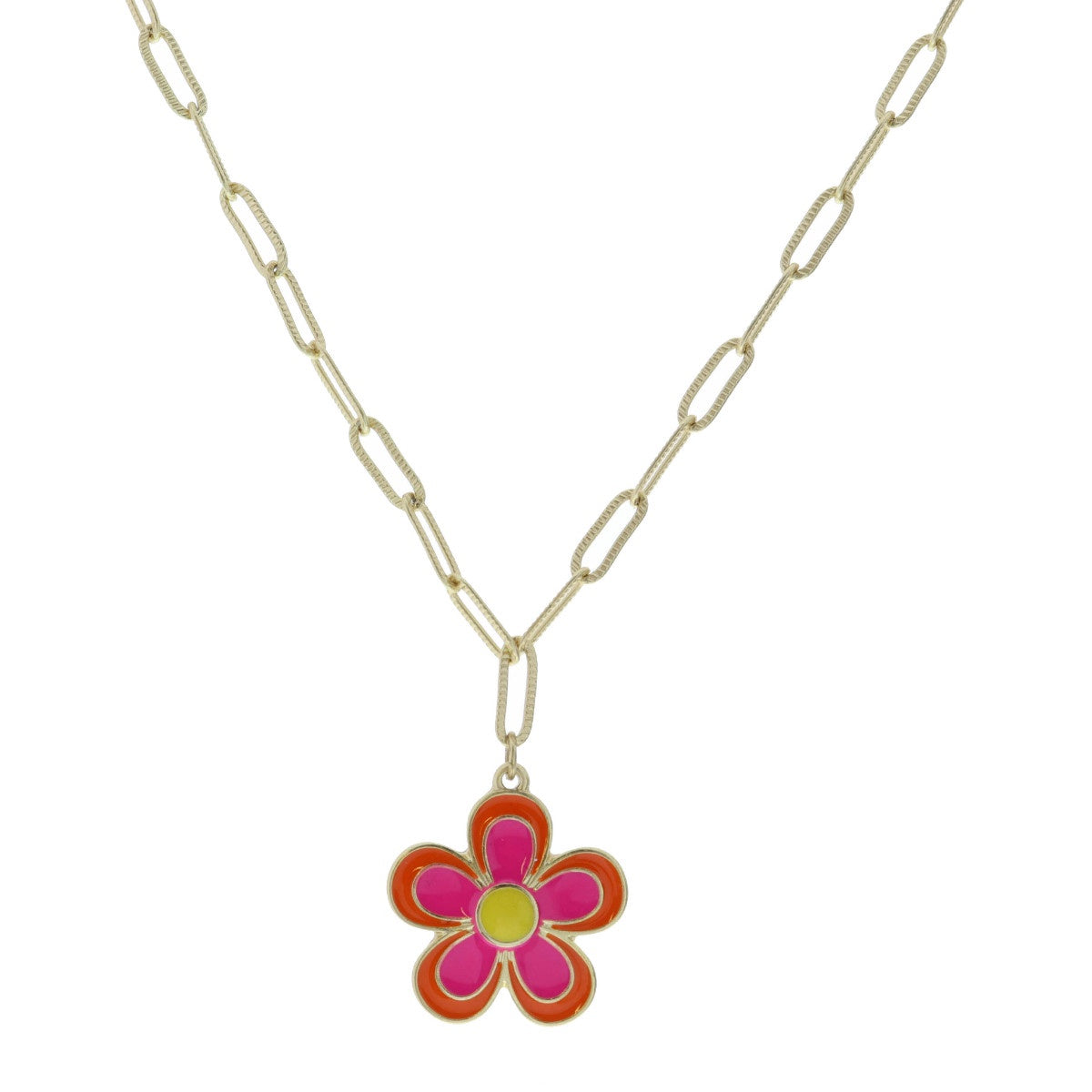 Jane Marie 14" Enamel Charm Necklace JM5705N