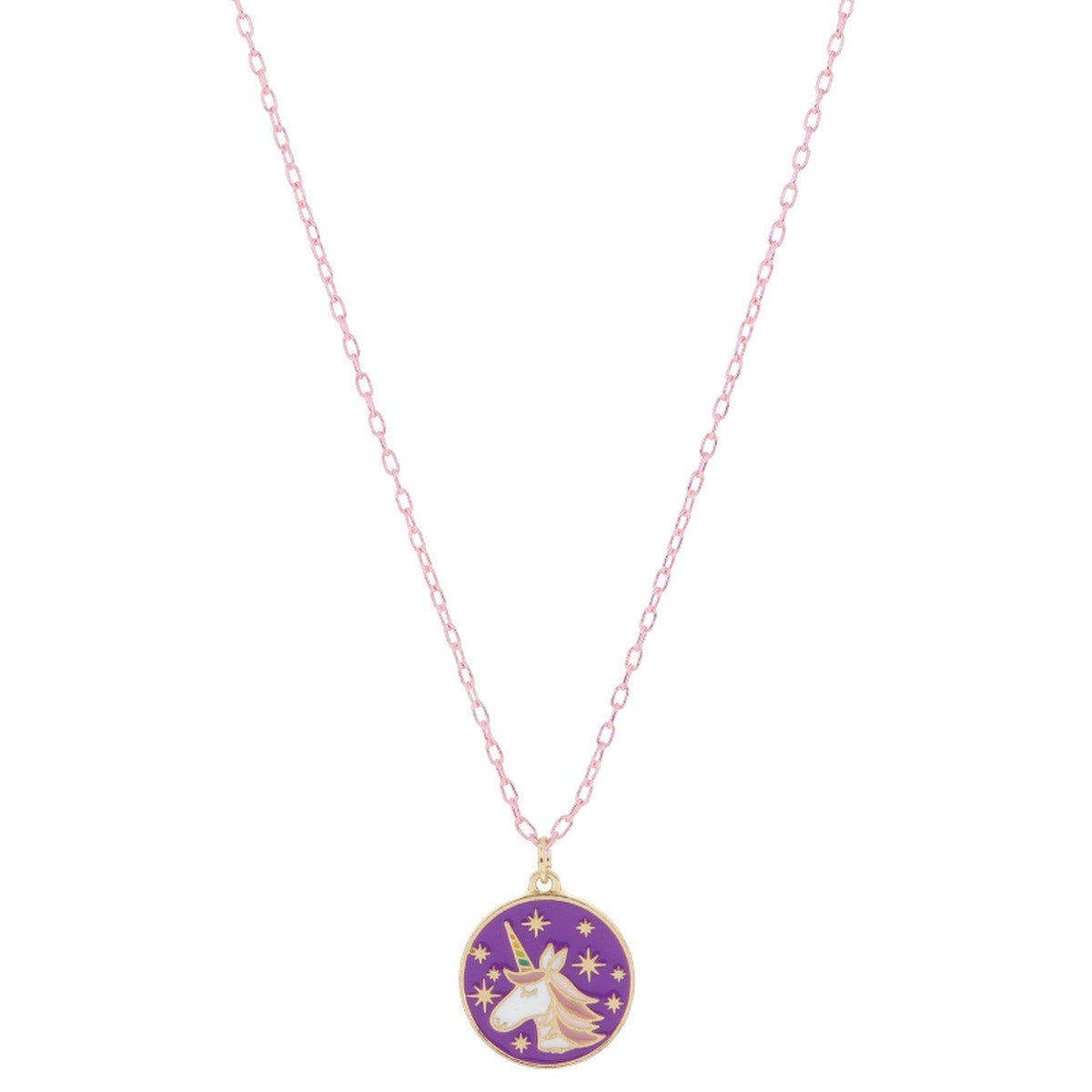 Jane Marie Multi Color Enamel Necklace w/ Pendant JM5876N