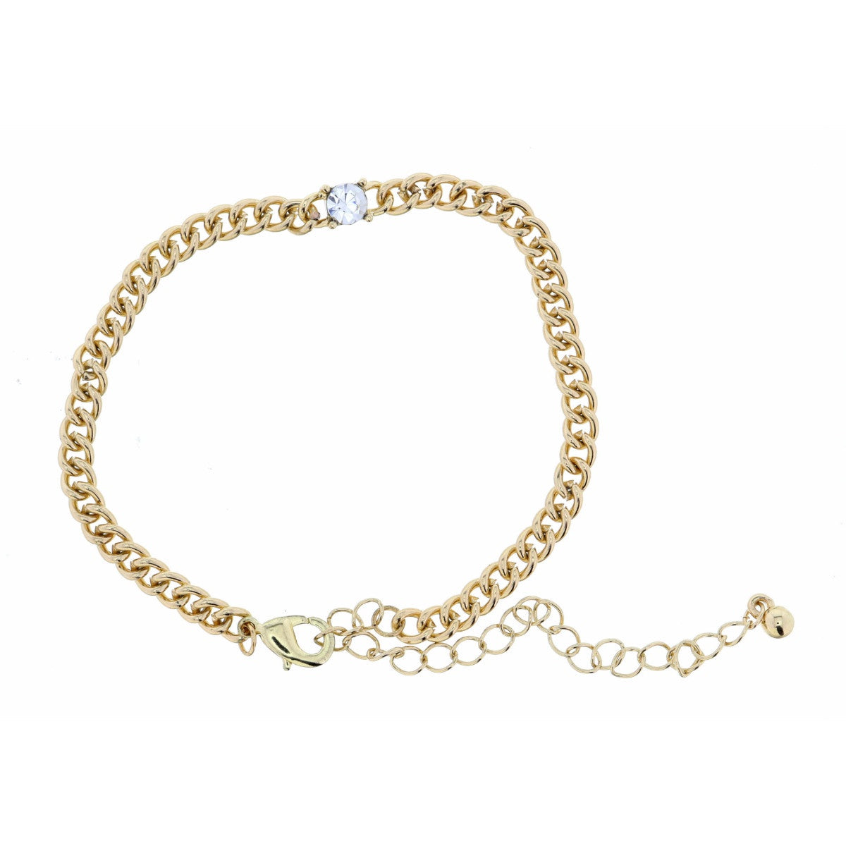 Jane Marie Small Round w/ Shiny Gold Bracelet JM6492B-6