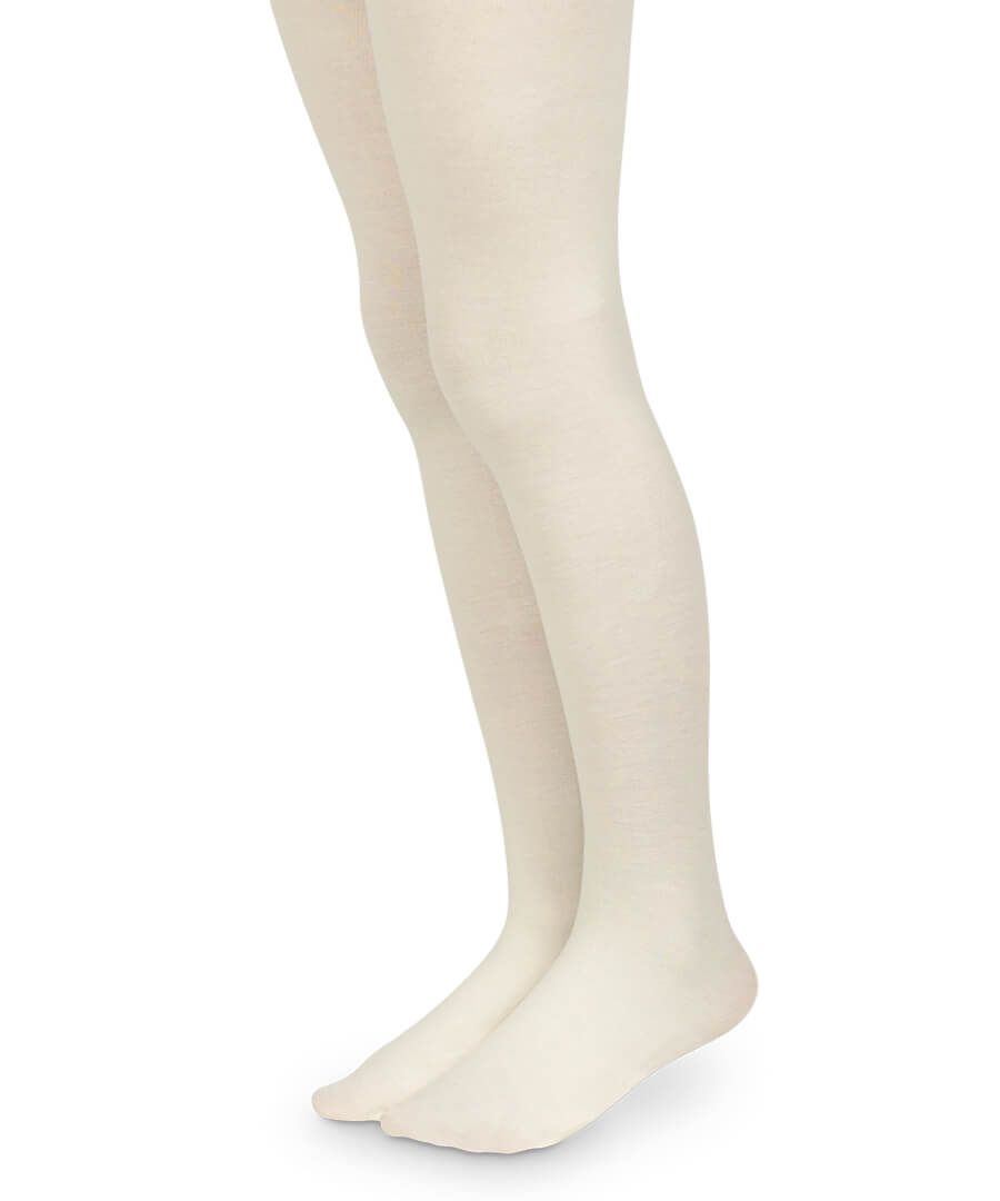Jefferies Socks Little Girls' Pima Cotton Tights, Navy, 4-6 Years