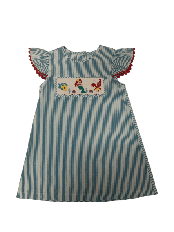 Three Sisters Under the Sea Smocked A/S Dress 753 5012