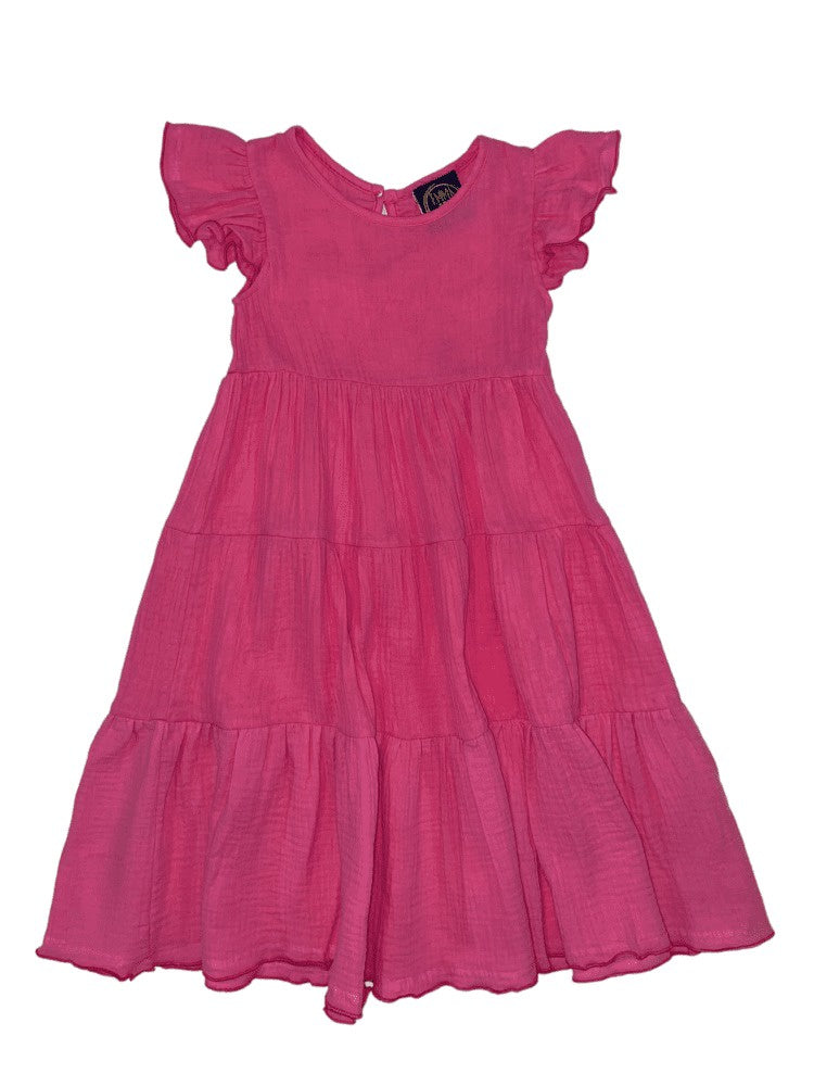 Emma Jean Hailey A/S Maxi Dress Pink 1012 5102