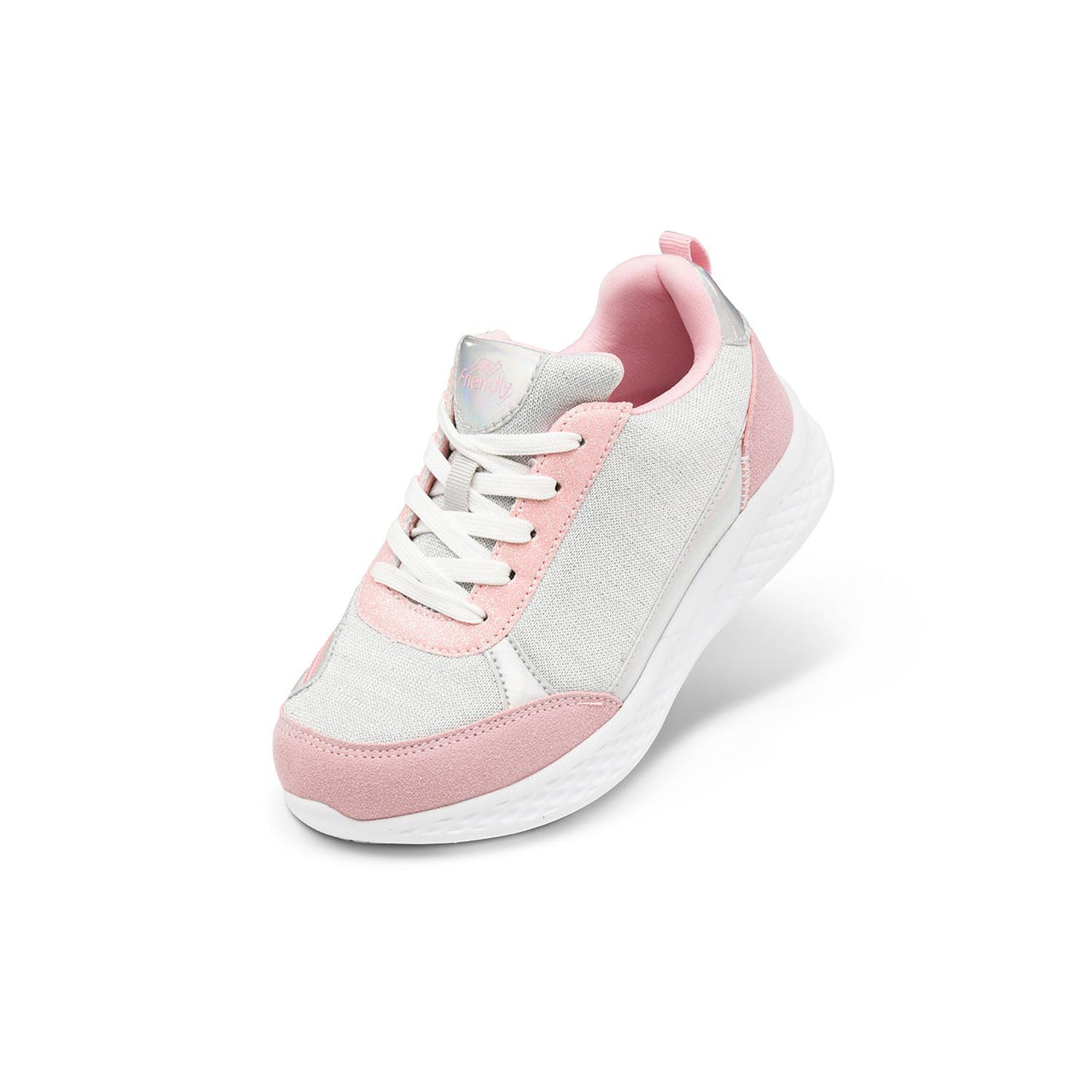 Friendly Shoes Adventure White/Pink/Silver