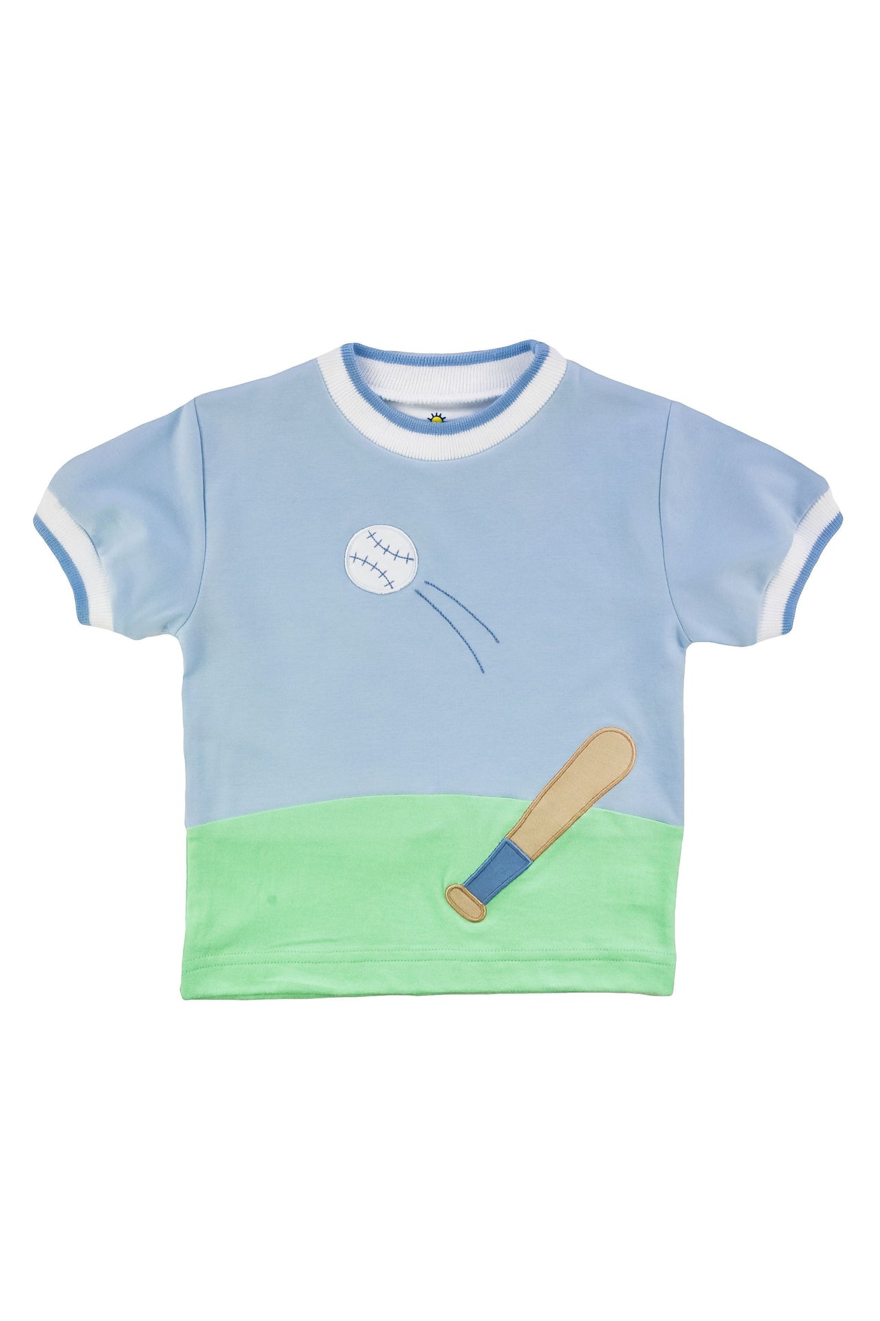 Florence Eiseman Knit Shirt W/Baseball Scene C5234 5011