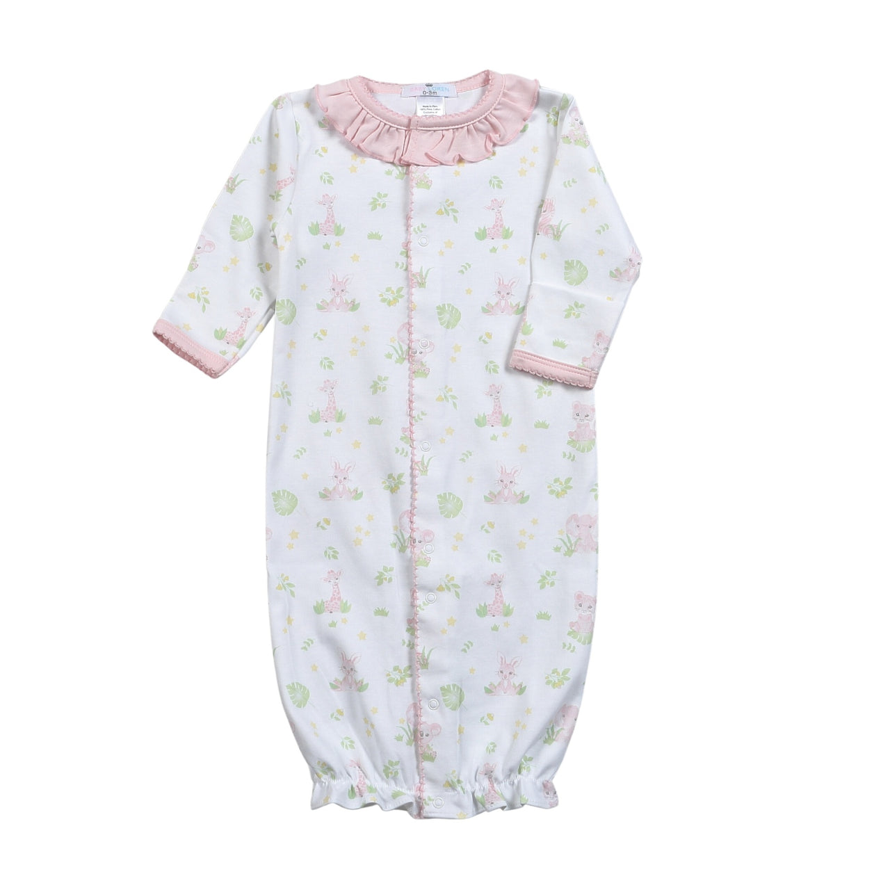 Baby Loren Safari Pima Converter Gown 5101