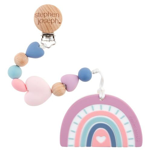 Stephen Joseph Silicone Teether w/ Pacy Clip