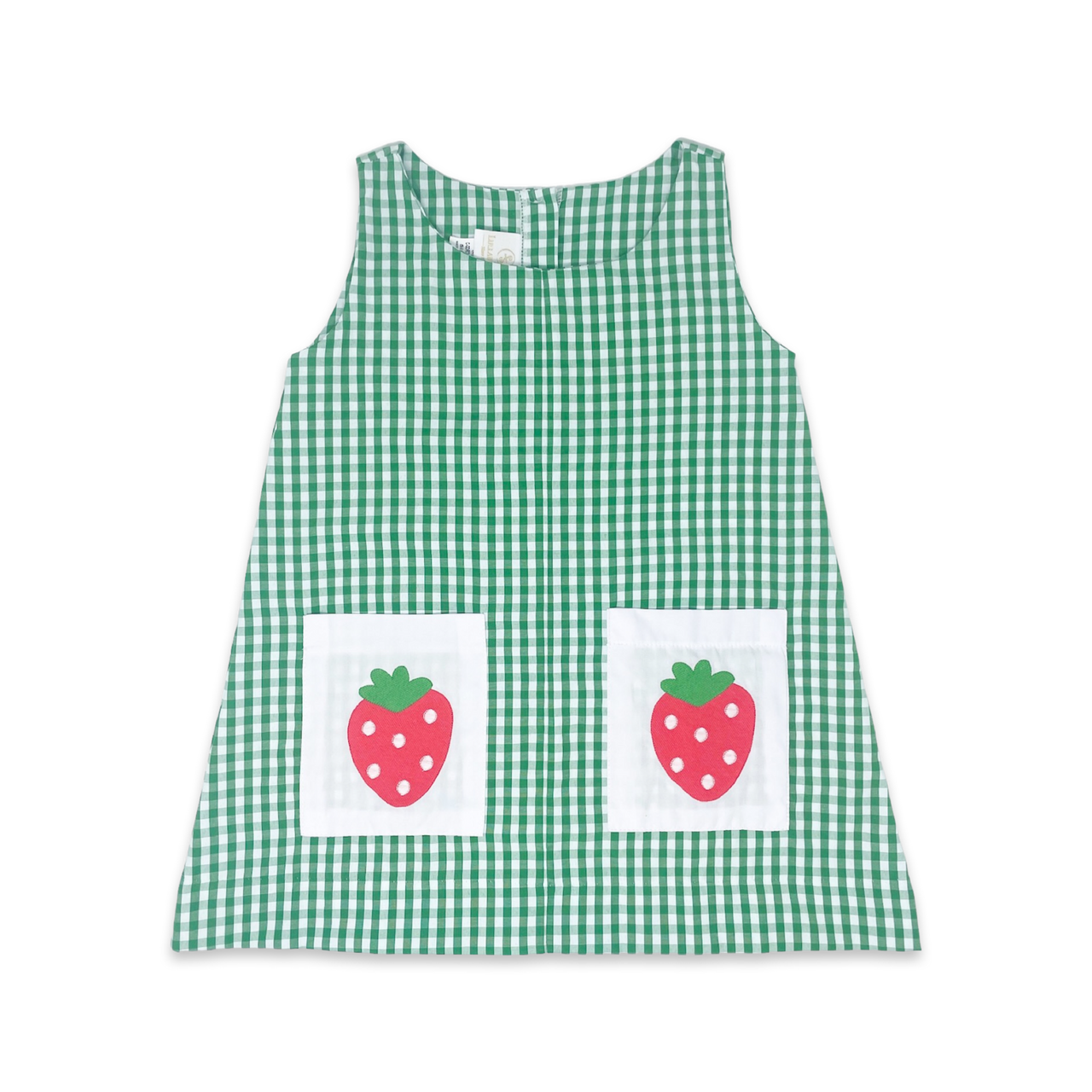 Lullaby Set Stephanie Dress Augusta Green Check Strawberry 5102