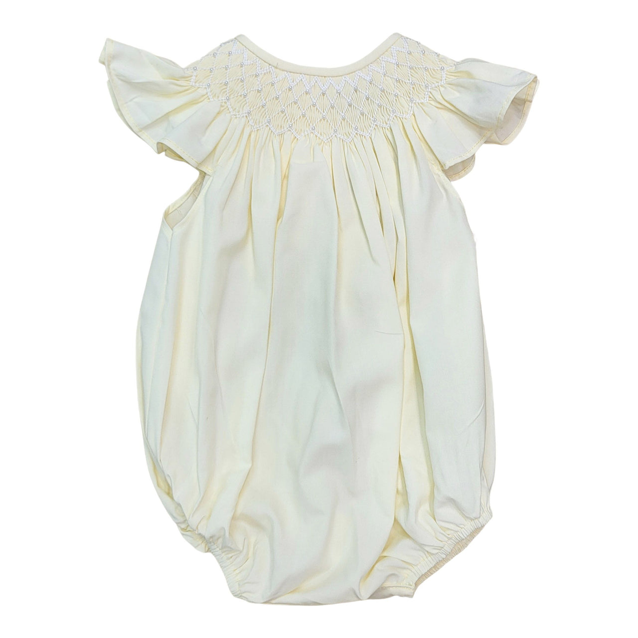 Sweet Dreams Catherine Pearl Yellow Smocked Bubble MT26Y 5102