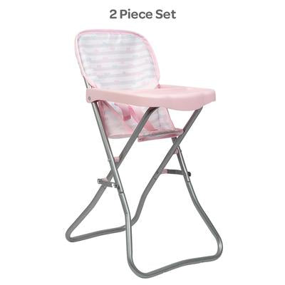 Adora pink high chair