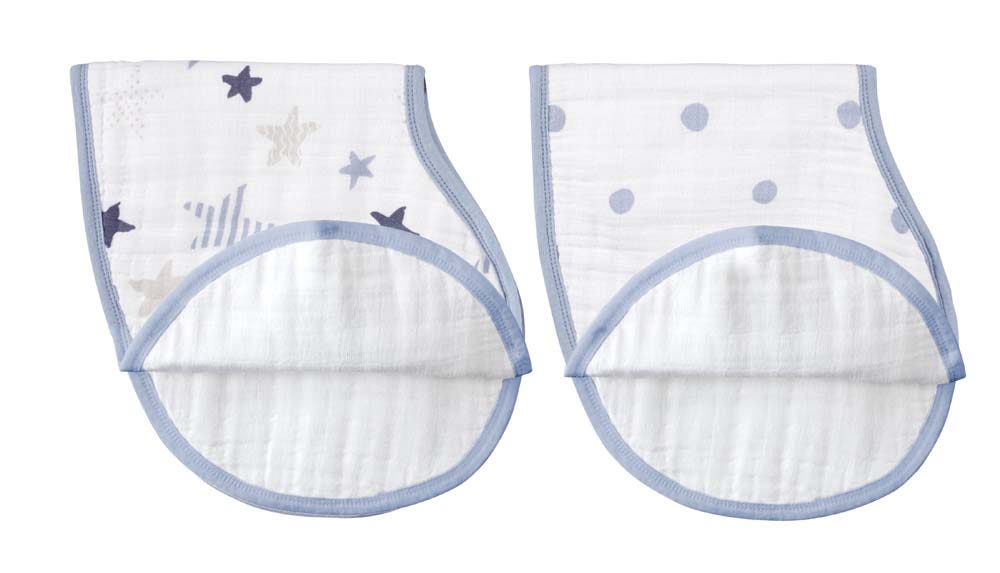 Aden & Anais 2-Pack Classic Muslin Burpy Bib