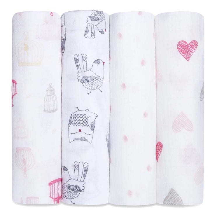Aden & Anais 4-Pack Classic Muslin Swaddle