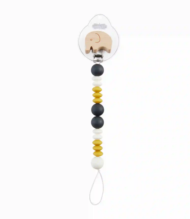MudPie Wood and Silicone Pacy Clip