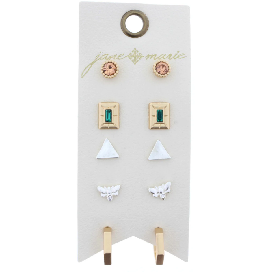 Jane Marie 5-Pair Earring Set JM70374E