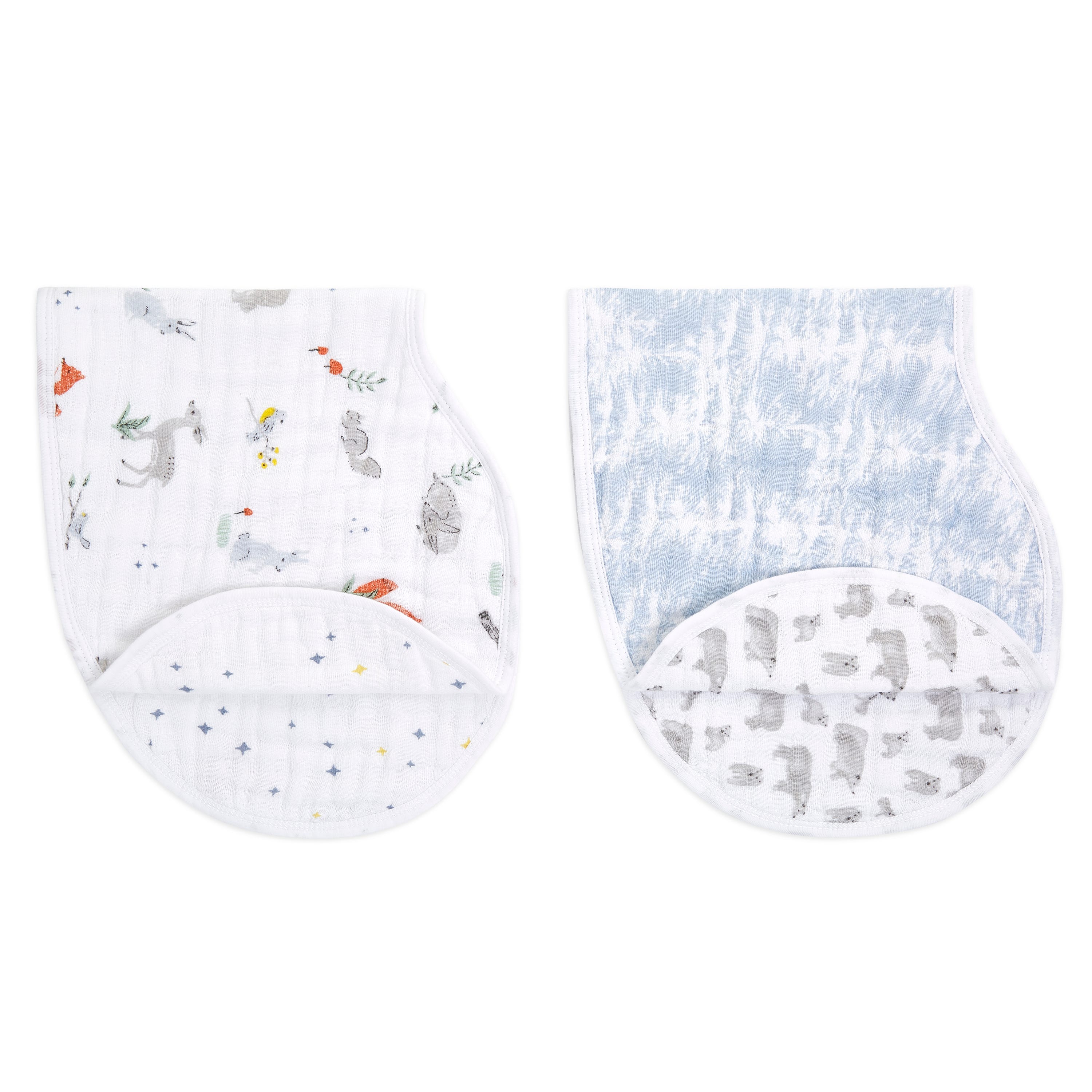 Aden & Anais 2-Pack Classic Muslin Burpy Bib