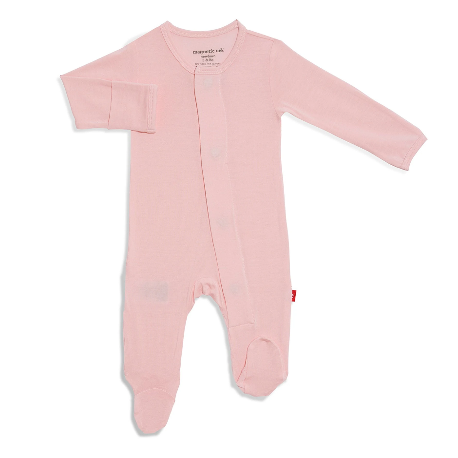Magnetic Baby Pink Dogwood Modal Magnet Footie 17634