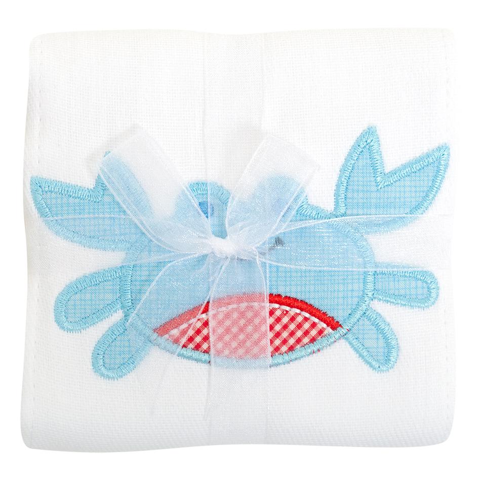 3 Marthas Applique  Burp Pad