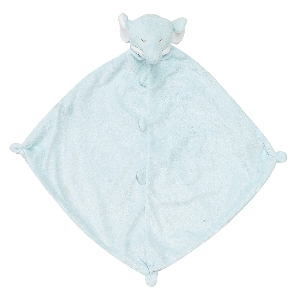 Angel Dear Kuscheldecke Mit Bärenkopf – Grau, 33x33 Cm, Weiches Mikrofaser-Polyester, Für Babys & Kleinkinder