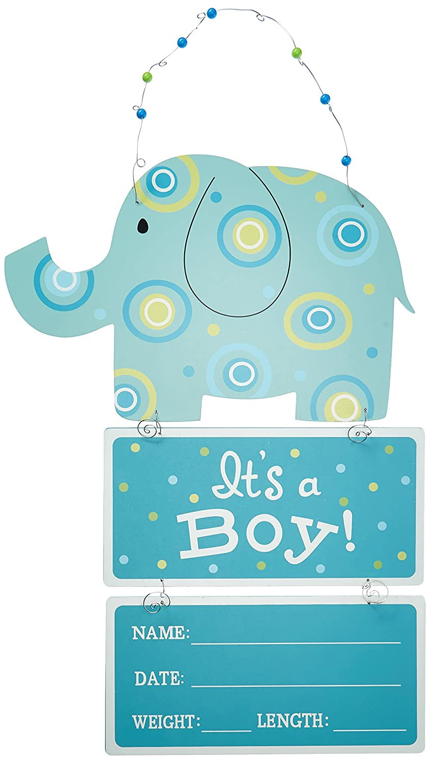 Elephant baby wall hanging