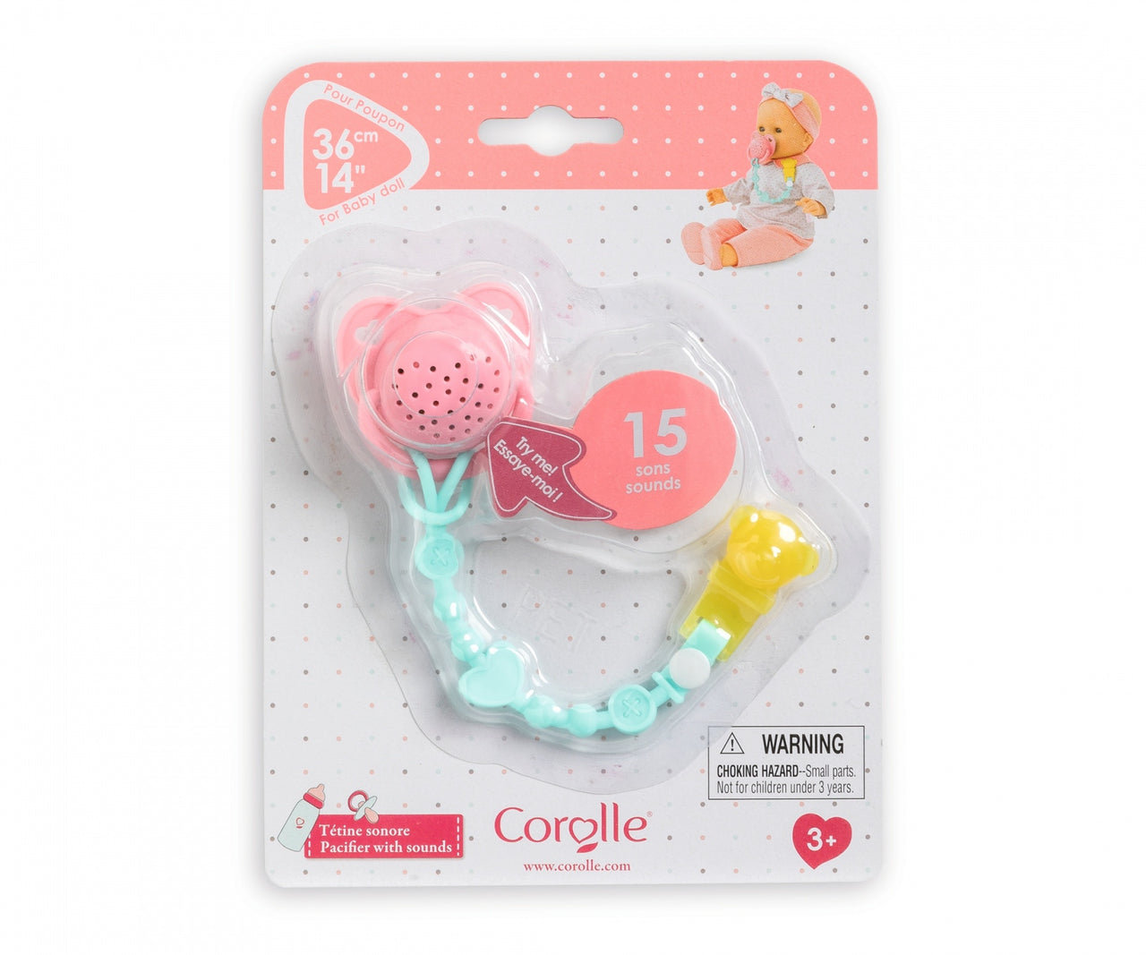 Corolle 14" Pacifier w/ Sound