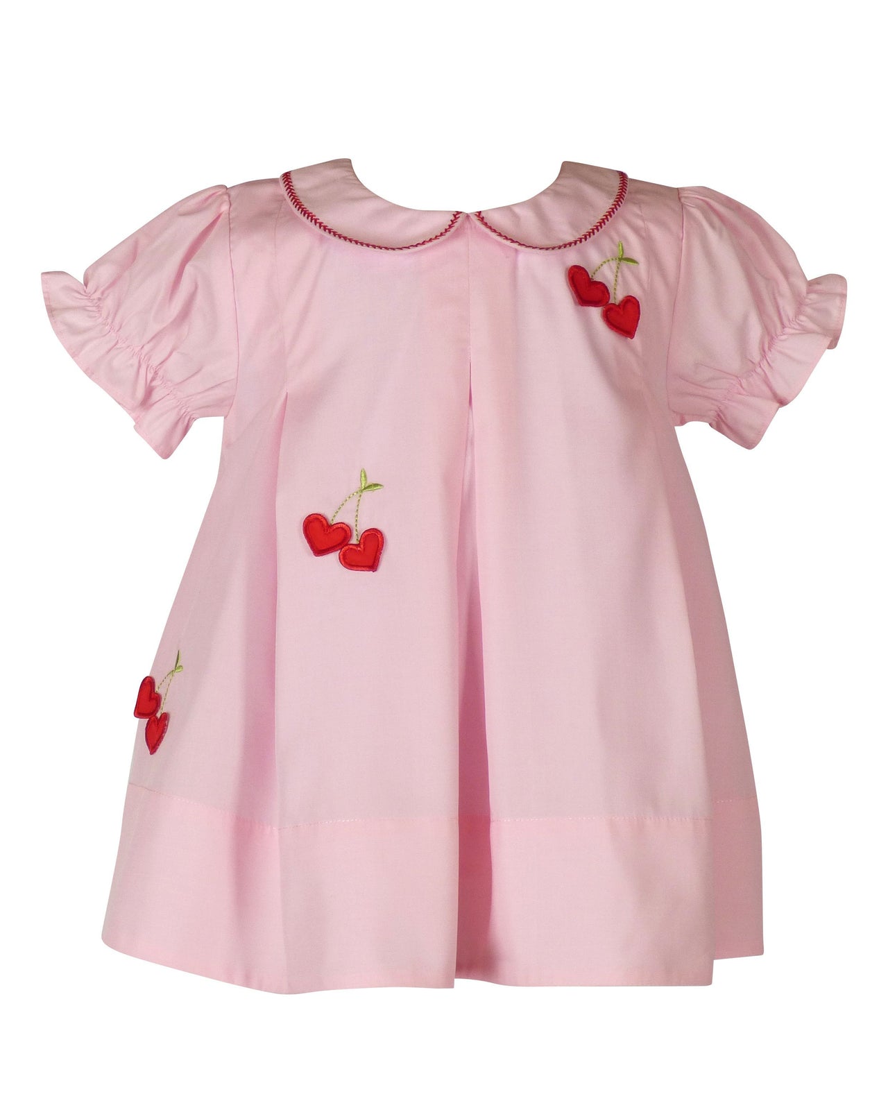 The Yellow Lamb Love You Cherry Much Eight Pleat Dress Pink FW23-76 5011