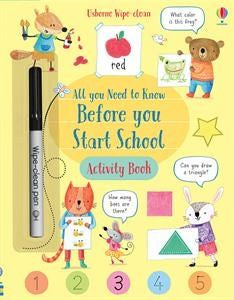 EDC Wipe-Clean All You Need to Know Before You Start School Activity Book