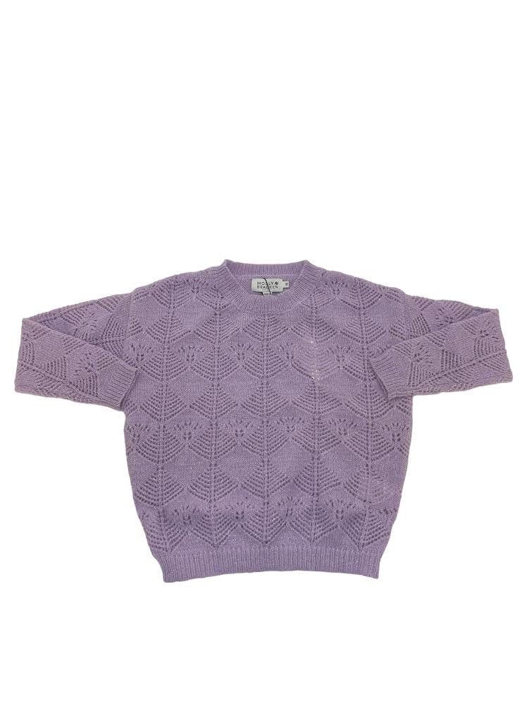 Molly Bracken Mauve Girls Knitted Sweater MMLA1208BN 5008