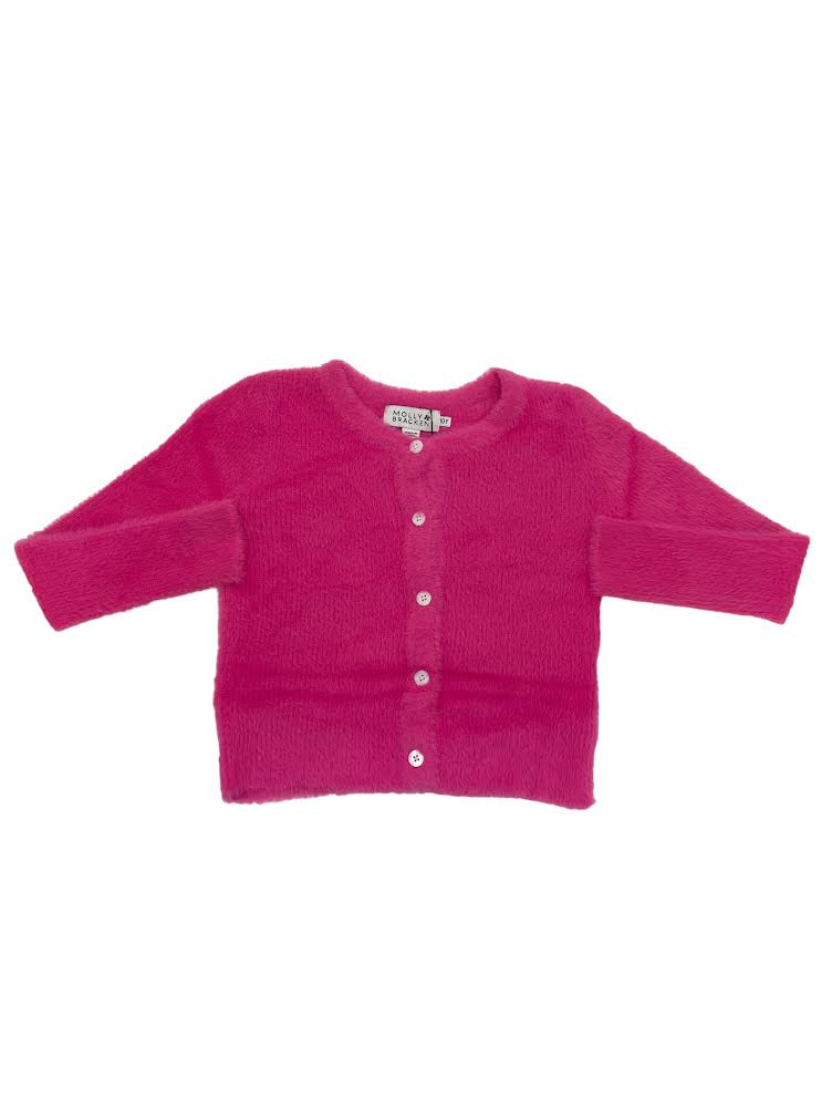 Molly Bracken Pink Girls Knitted Cardigan MME180BN 5008
