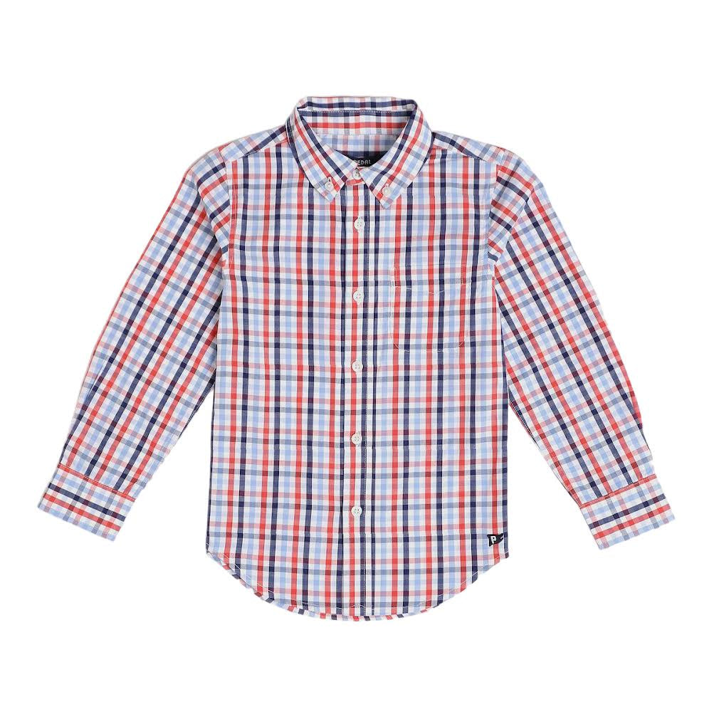 Pedal Red Check Shirt 33252 5008