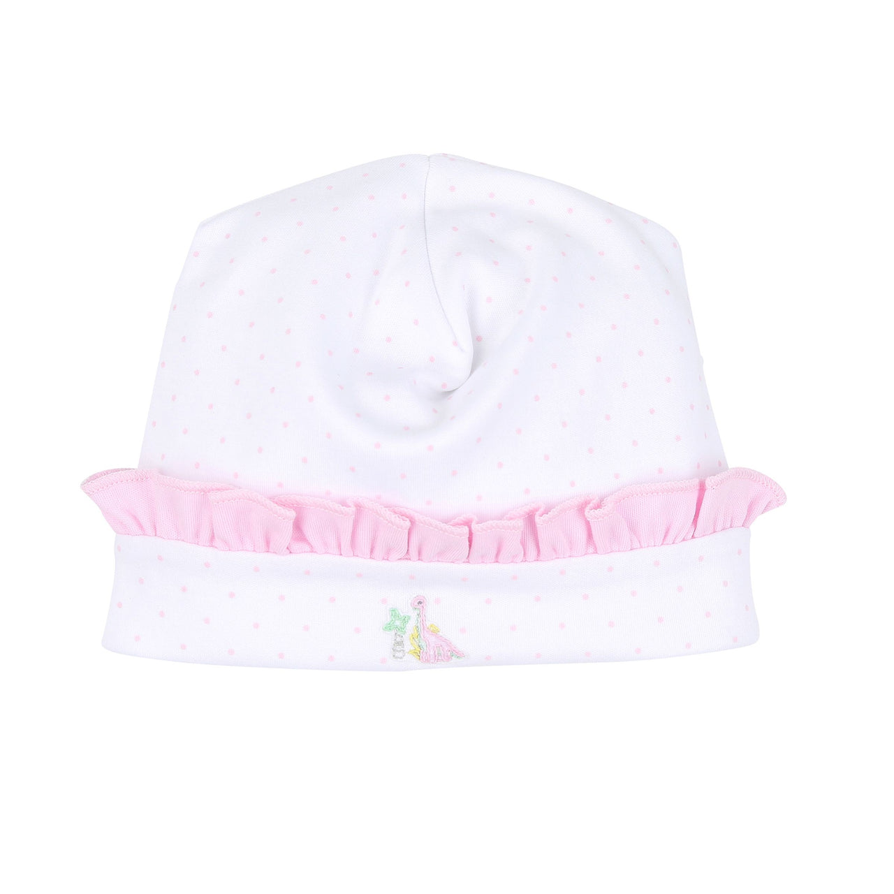 Magnolia Baby Dinoland Emb Ruffle Hat Pink 1179-60 5008