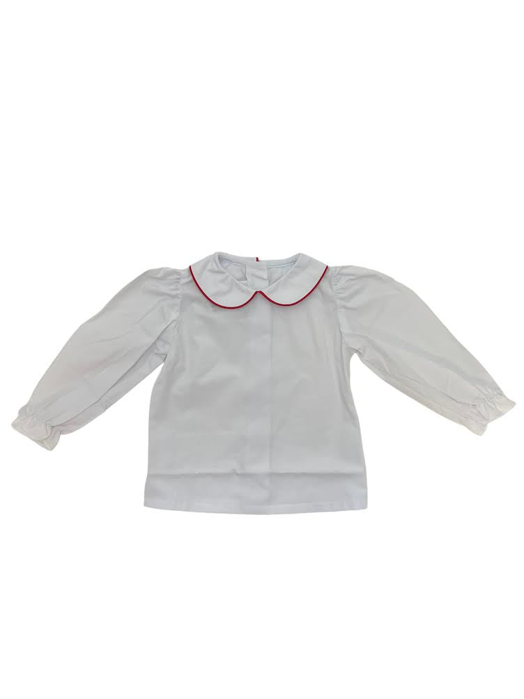 Name Dropper Pl Ally Blouse LS Broadcloth (Colors) Fall23 5008