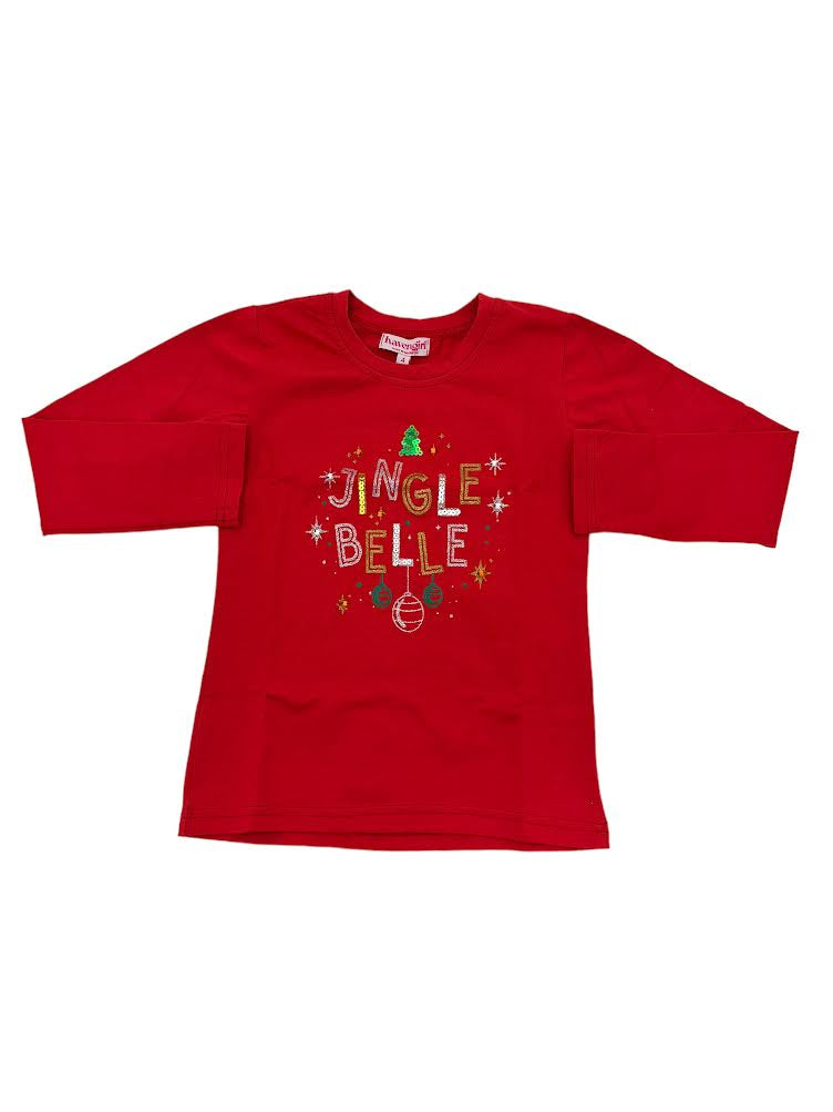 Joyous and Free Jingle Belle Tee Red 5010
