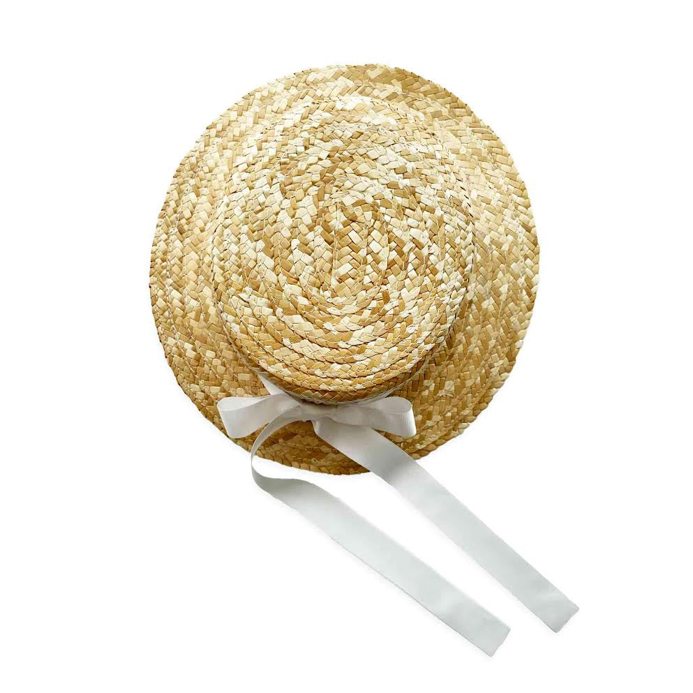 Eva's House Gros Grain Hat Straw 5101